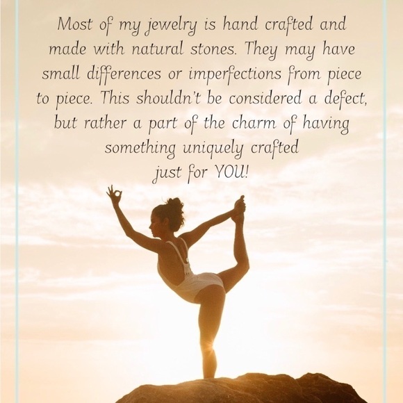 PINK Jade and Brown Lava Stone Stretch Bracelet - Picture 6 of 10